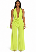 Neon Green Mesh Pants Set
