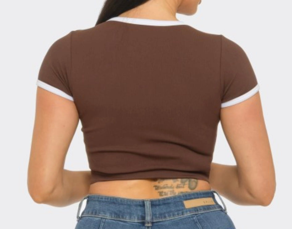 Numbers Croptop