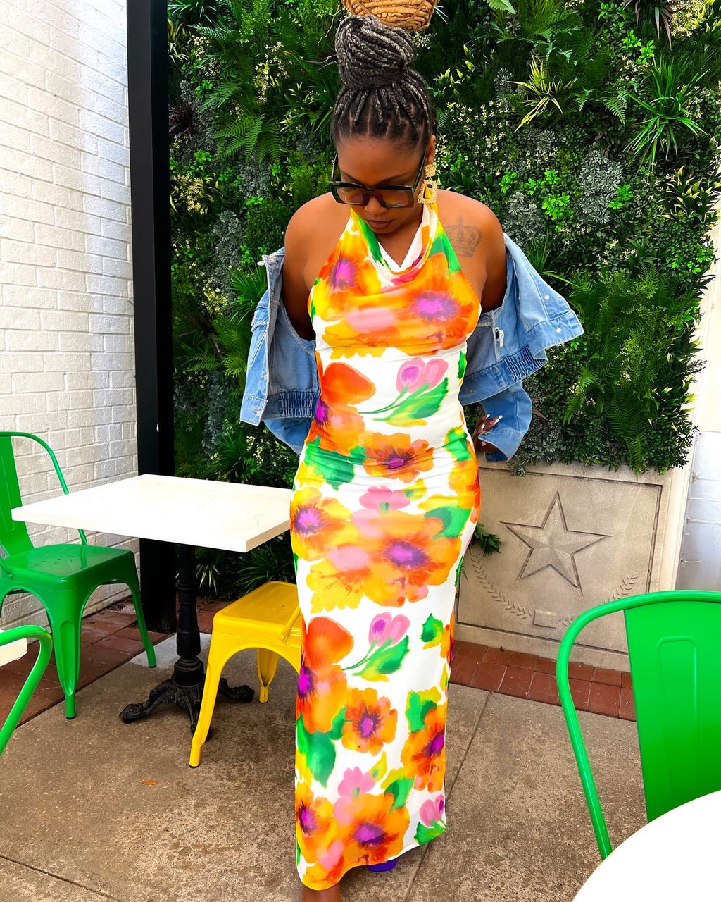 Sherbet Floral Maxi Dress