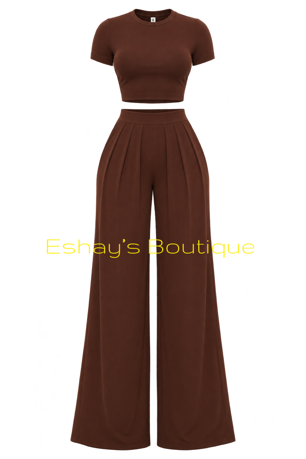 Allure Brown Pants Set