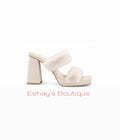 Solay Frost Mules (Ivory)