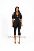 The Edit Capri Pants Set (Black)