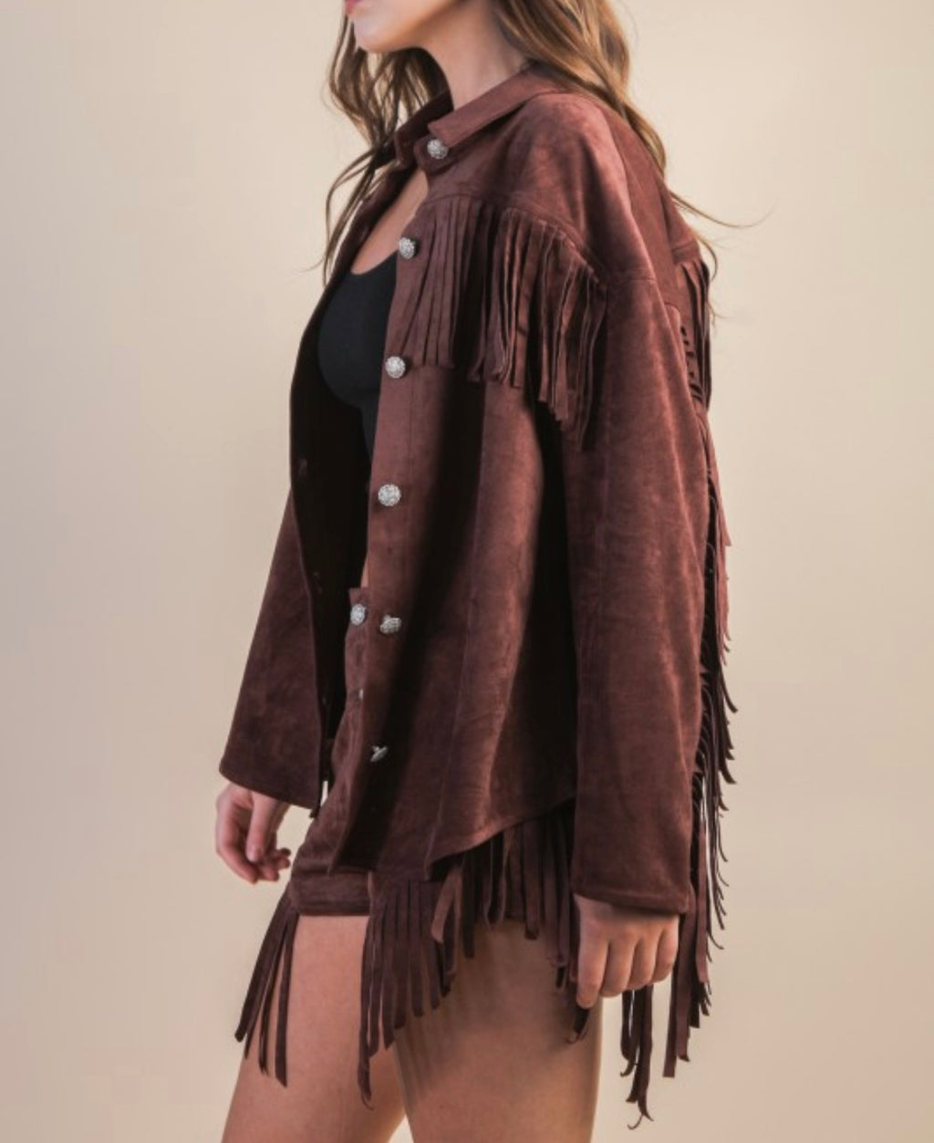 Coco Jaded Fringe Short Set