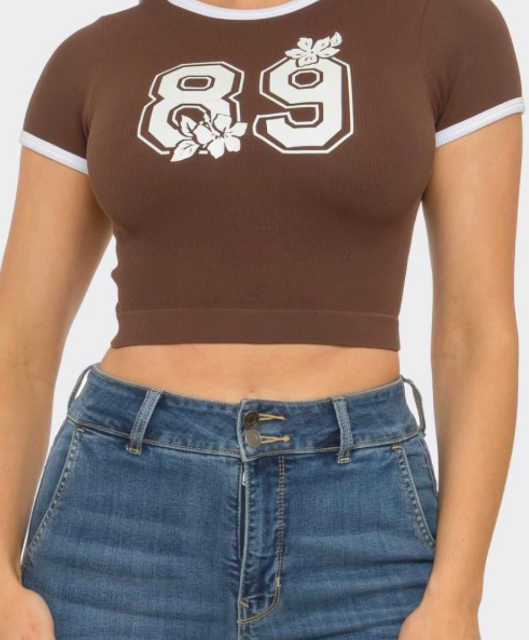 Numbers Croptop