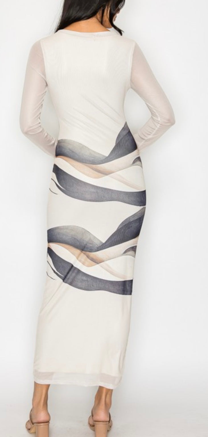 The Essence Of It All Midi Dress