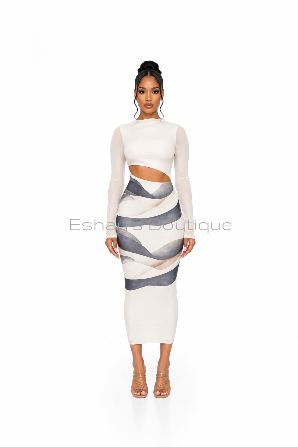 The Essence Of It All Midi Dress