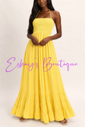 Unforgettable Maxi Dress (Yellow)