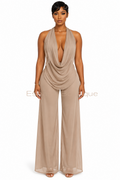 Nude Mesh Pants Set