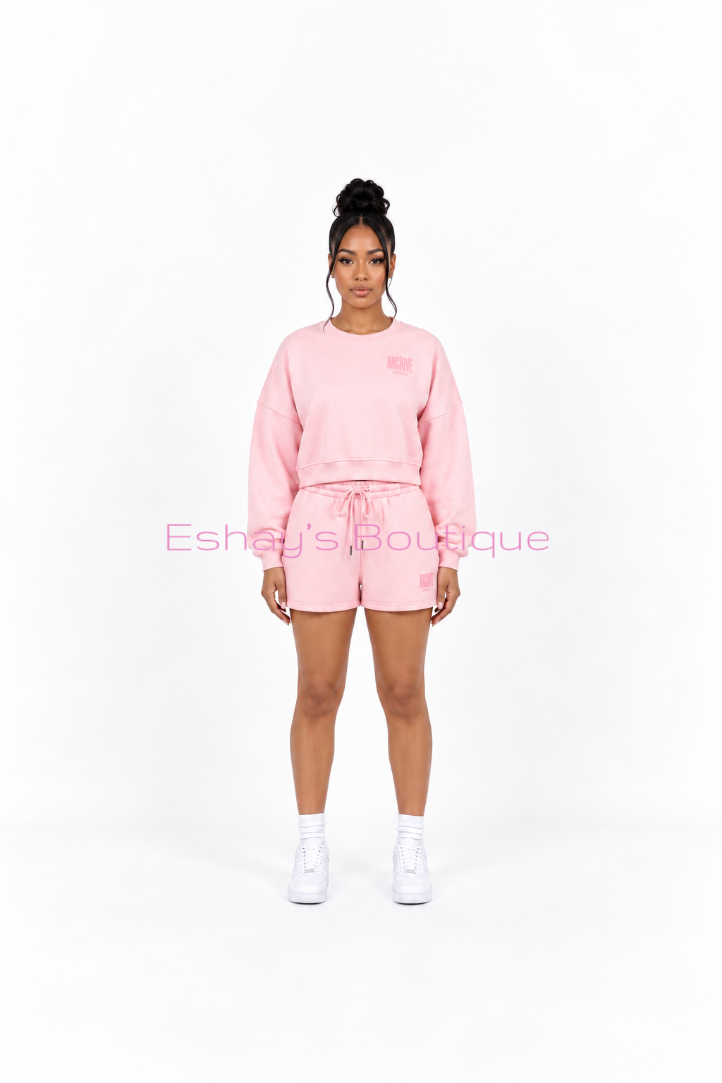 The Lowkey Short Tracksuit Pink