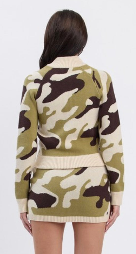 Camo Skirt Set