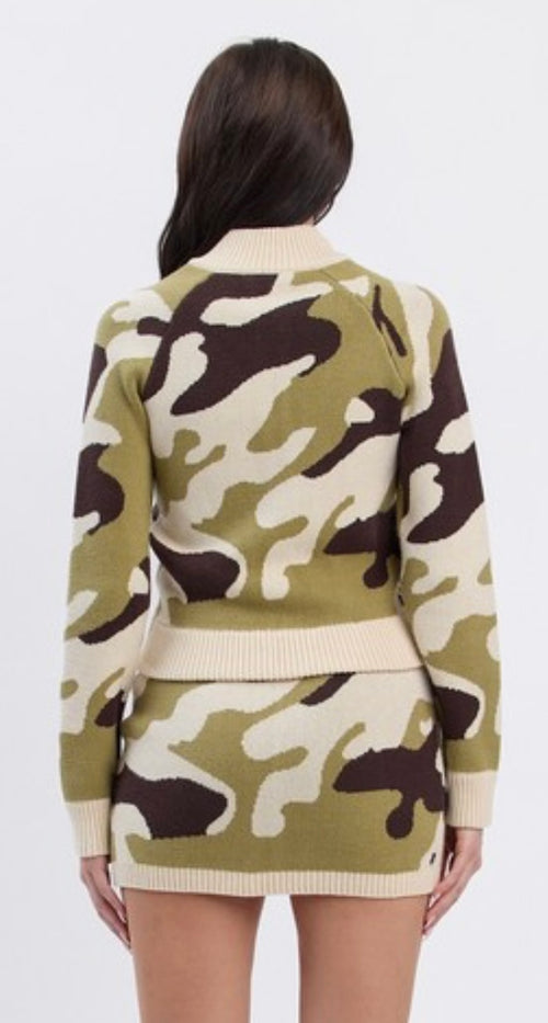 Camo Skirt Set