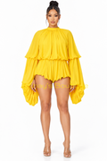 Butterfly Balloon Sleeve Romper (IS)