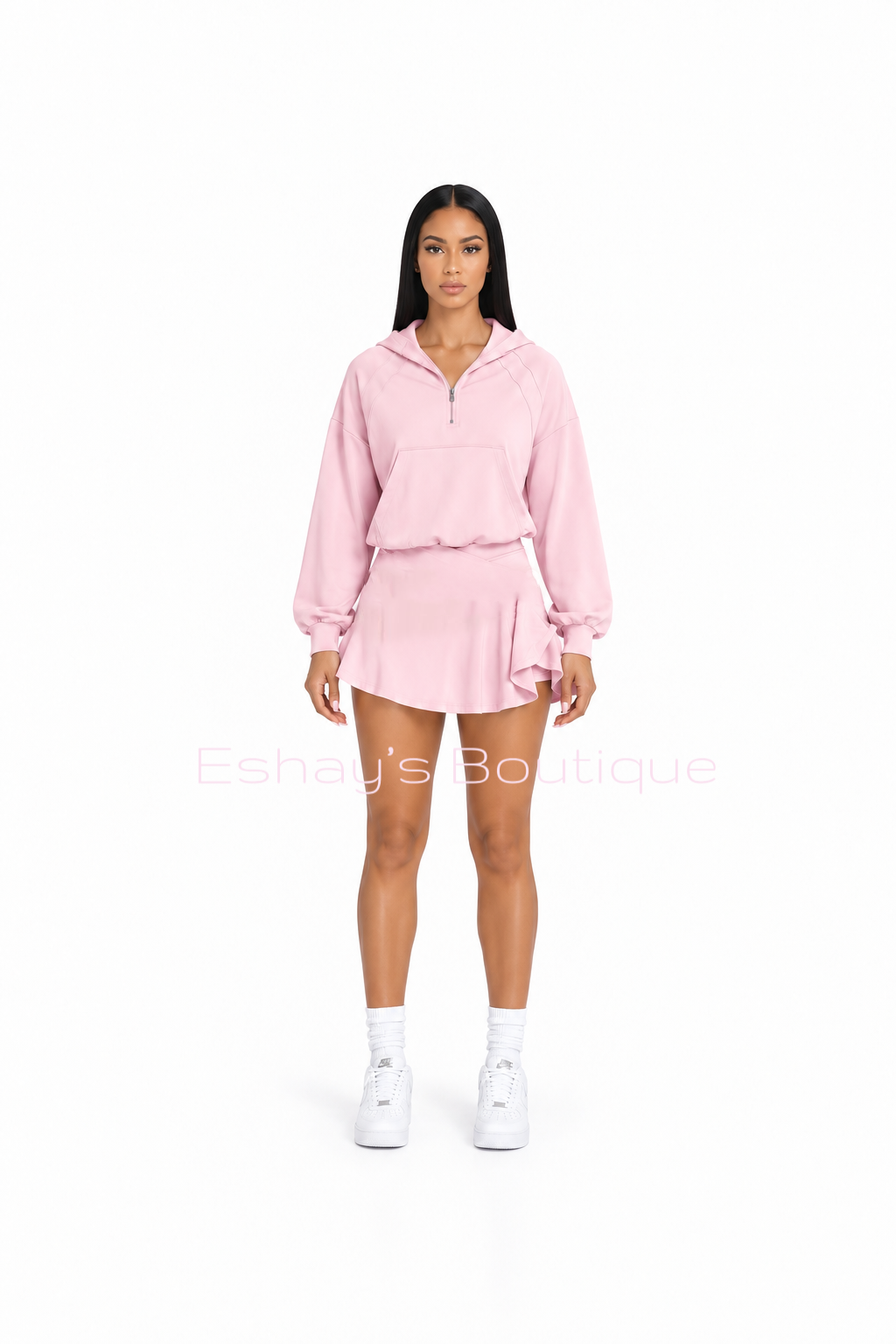 Pink Blossom Skort Set (IS)