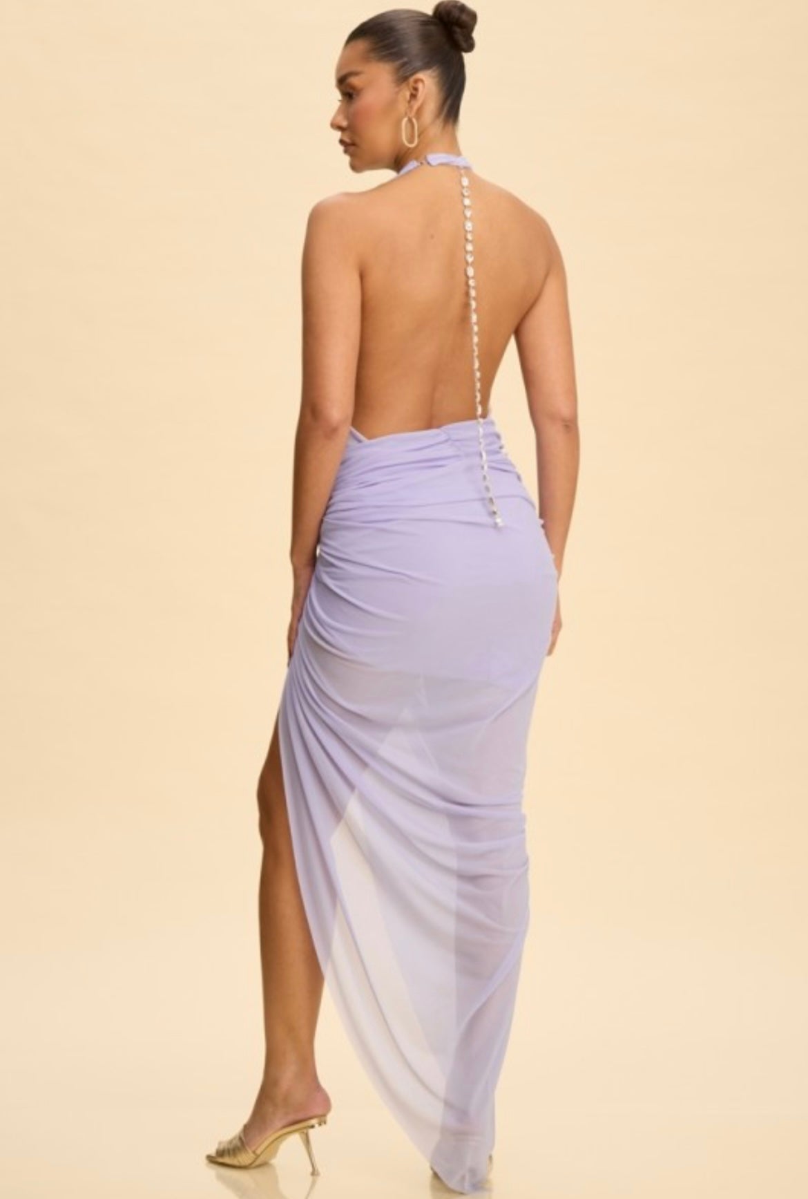 Divine Diamond Ruched Dress