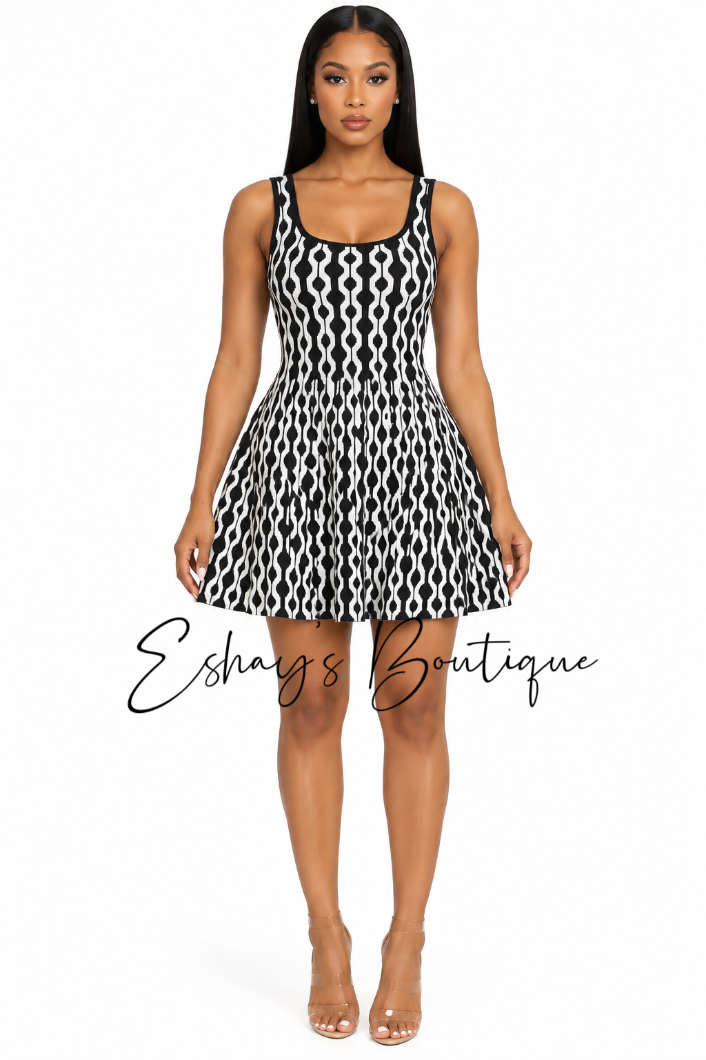 Cluelessly Me Knit Mini Dress (IS)