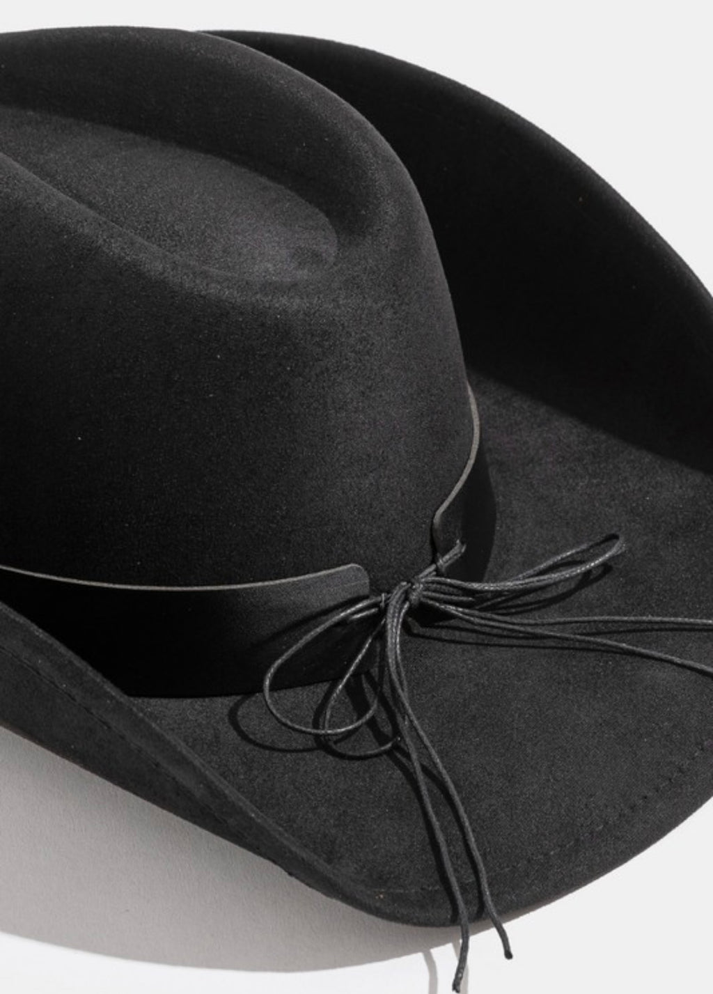 Black Unisex Fleet Rodeo Hat