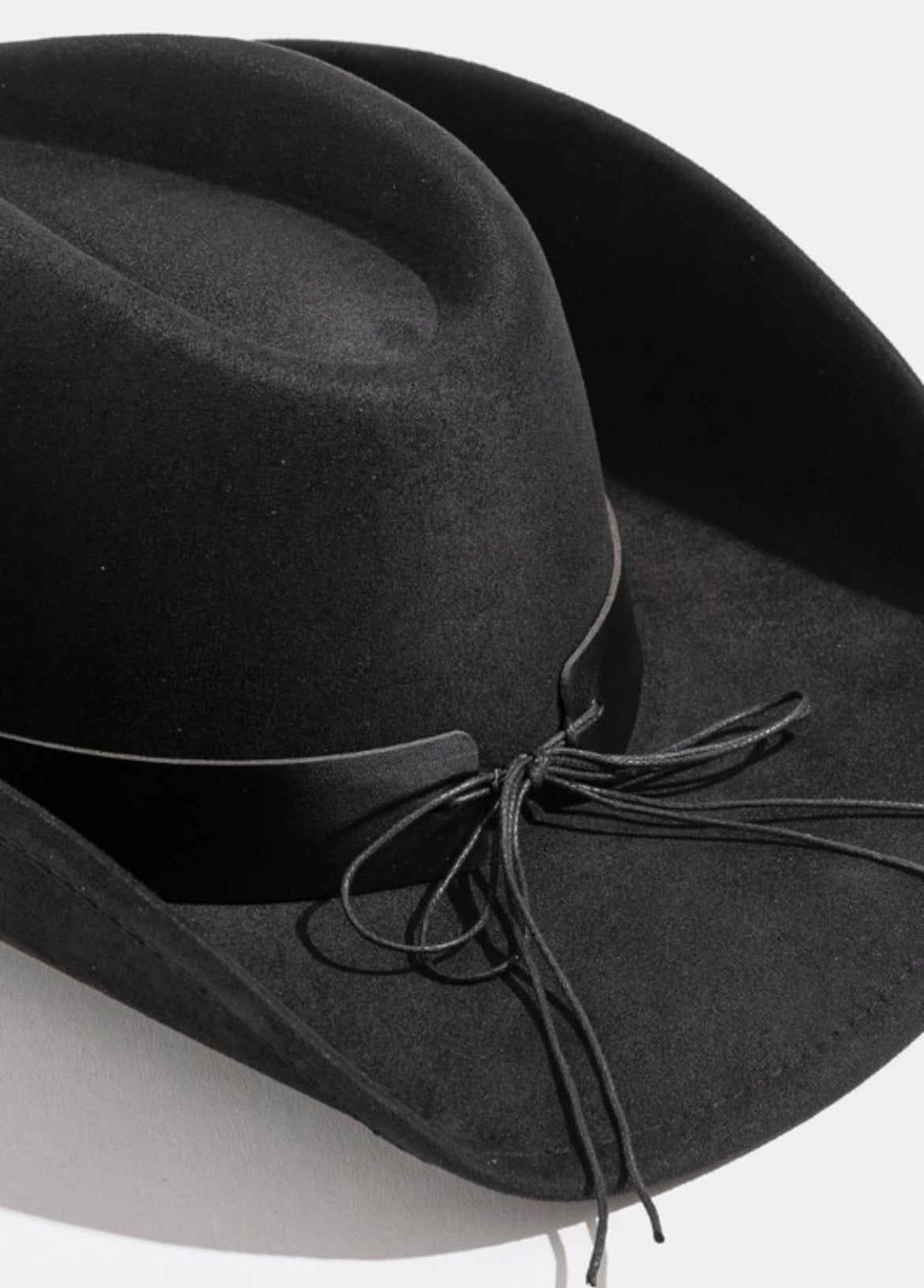 Black Unisex Fleet Rodeo Hat