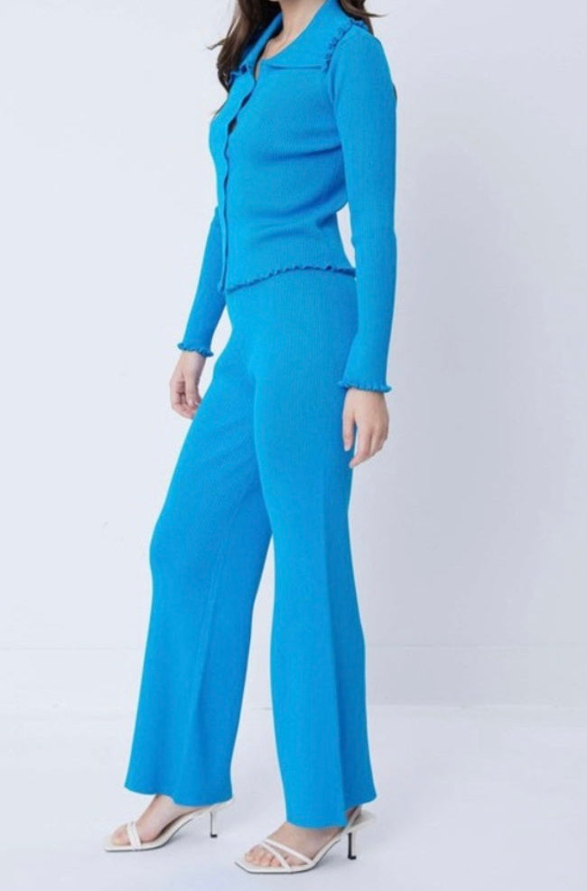 Blueberry Knit Set