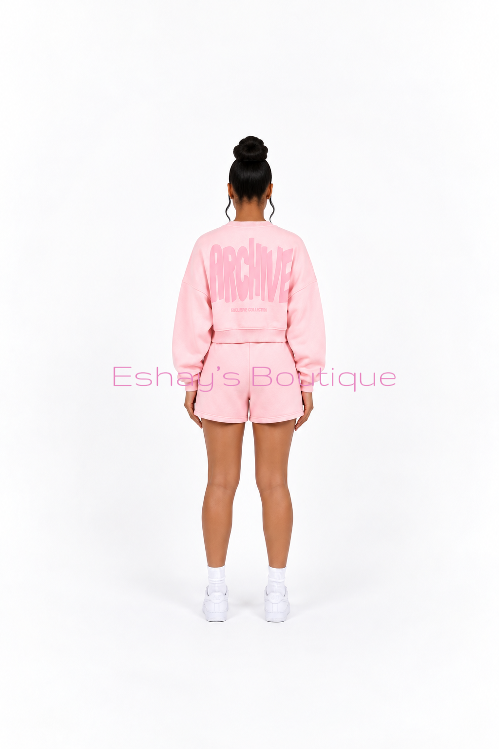 The Lowkey Short Tracksuit Pink