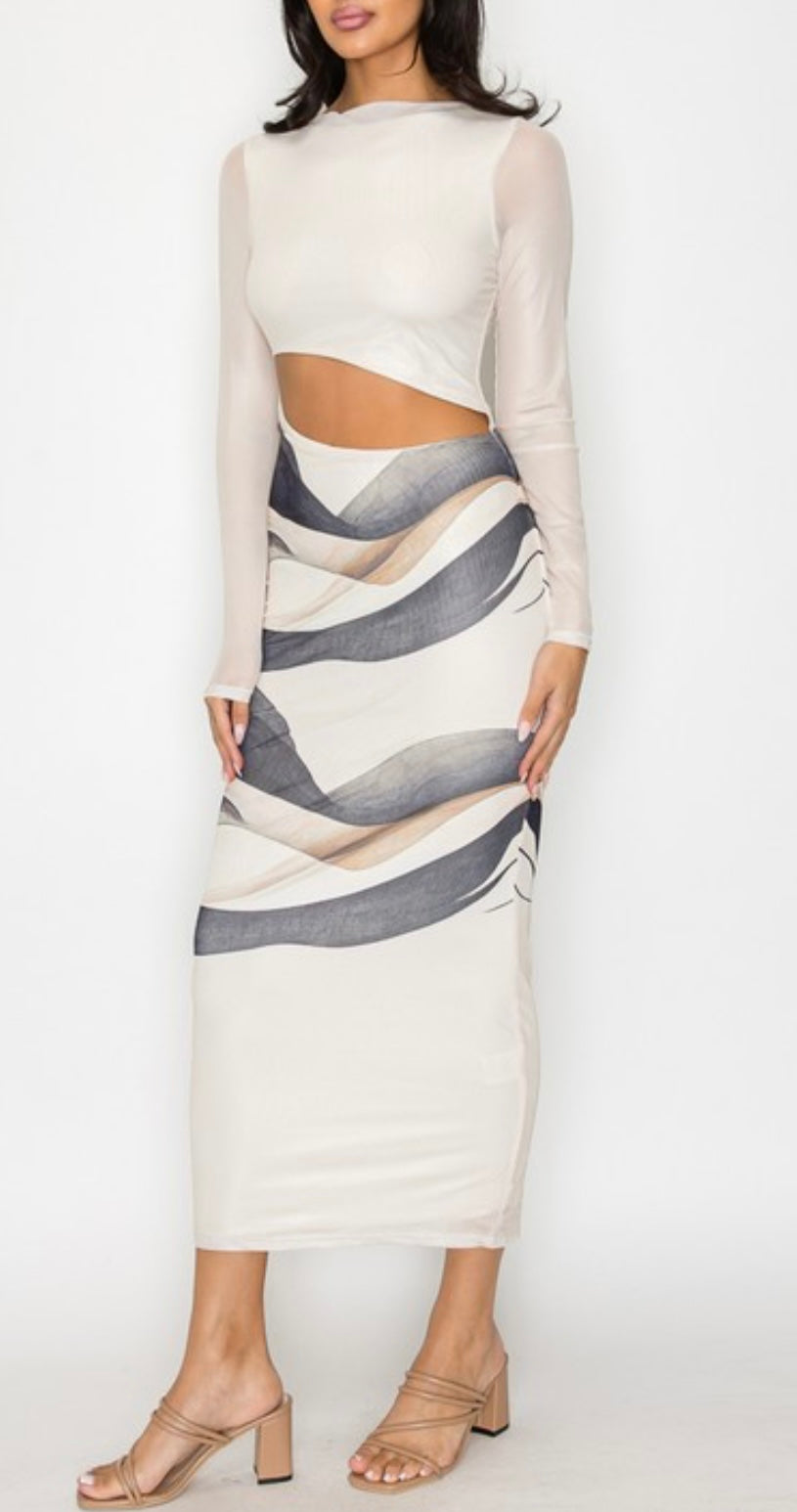 The Essence Of It All Midi Dress