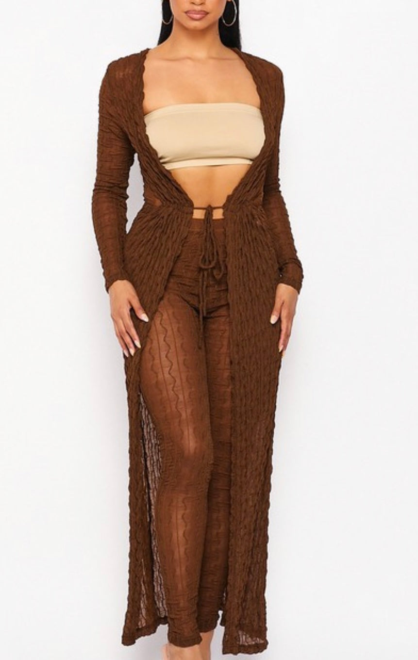 Novva Two Piece Set Brown