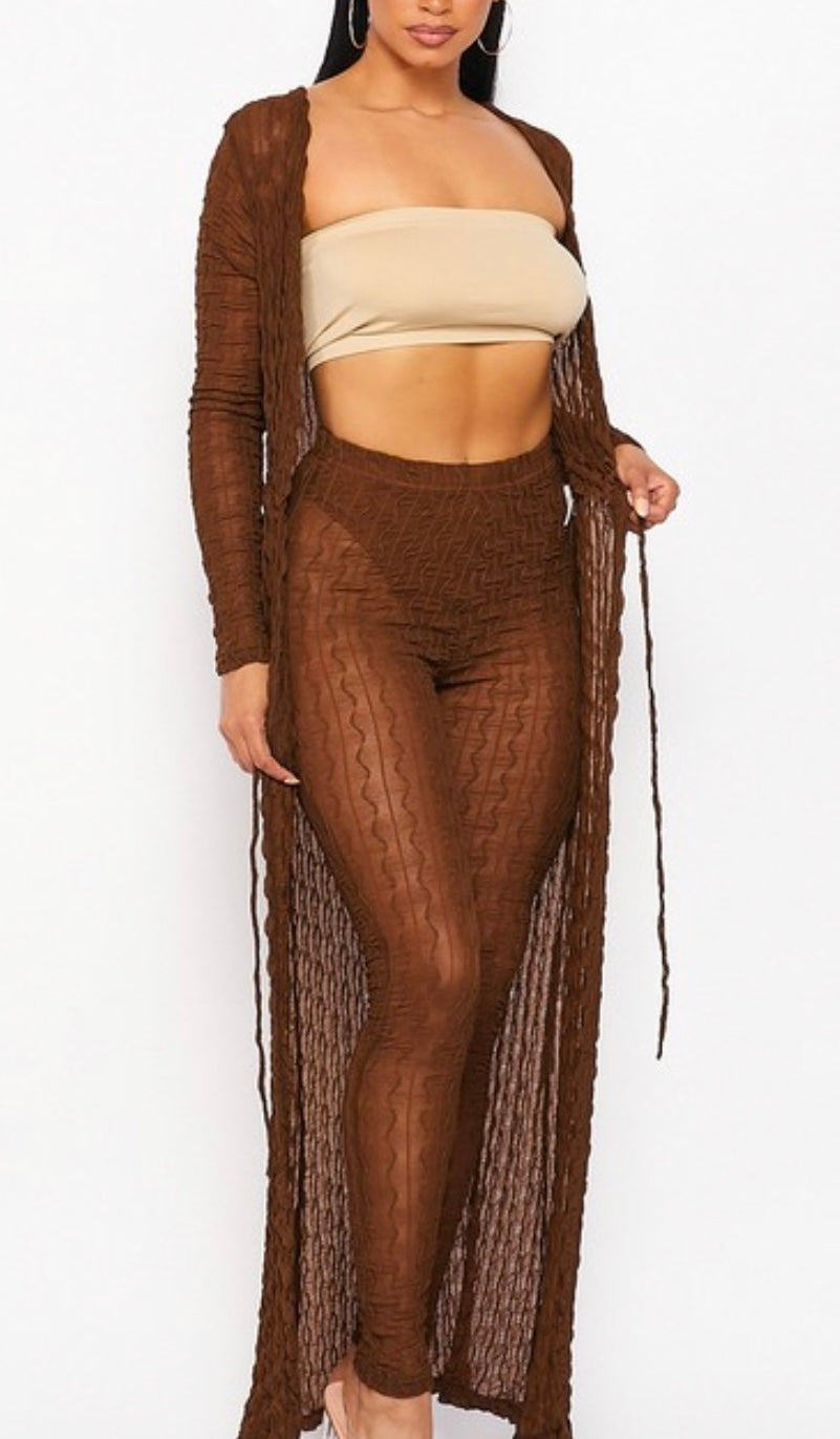 Novva Two Piece Set Brown