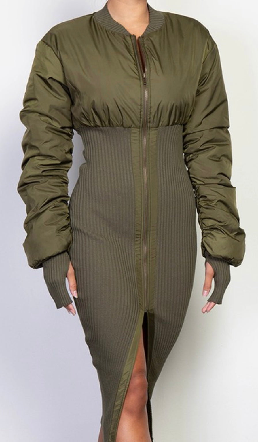 Rambo Utility Puffer Dress